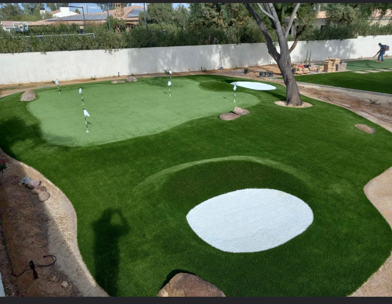 Retaining Wall & Landscaping